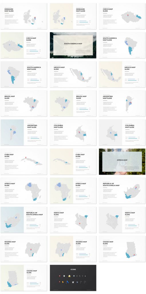 Maps PowerPoint Template - Download PowerPoint | PPTWear
