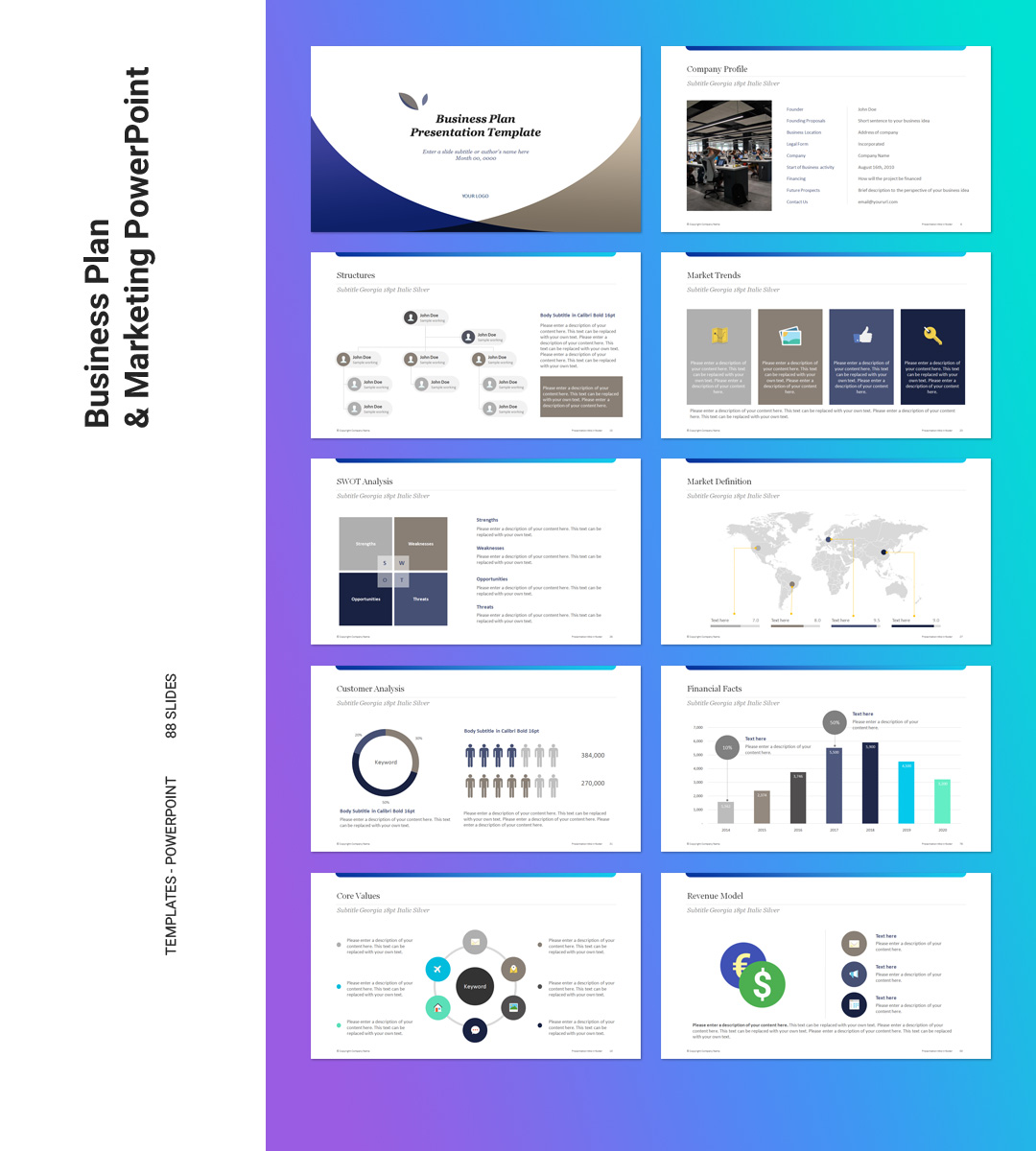 Business Plan Powerpoint Template Free Download