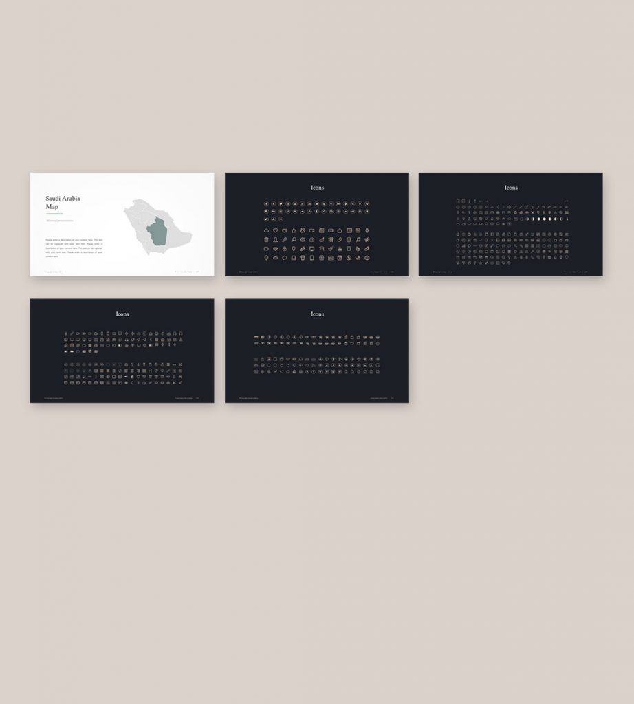 Minimal Portfolio PowerPoint Template - Download PowerPoint