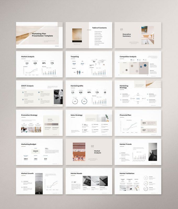 Marketing Plan Presentation Template - Download Powerpoint