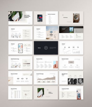 Pitch Deck PowerPoint Presentation Template for Startups