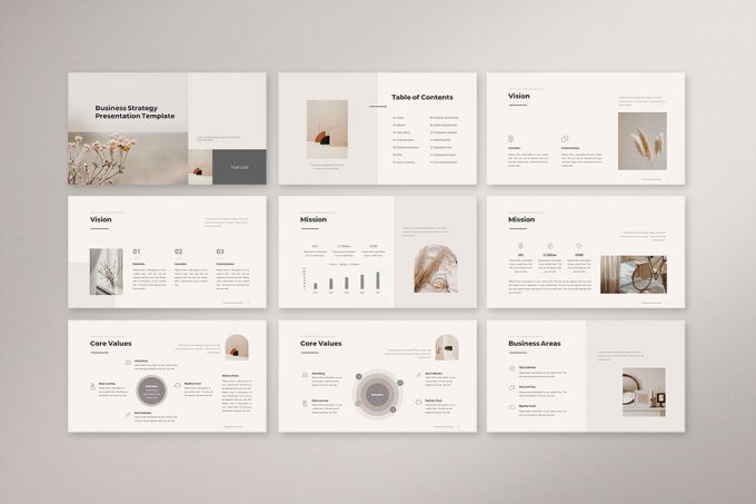 Business Strategy Presentation Template - Download PowerPoint