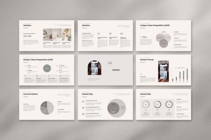 Canva Pitch Deck Presentation Template