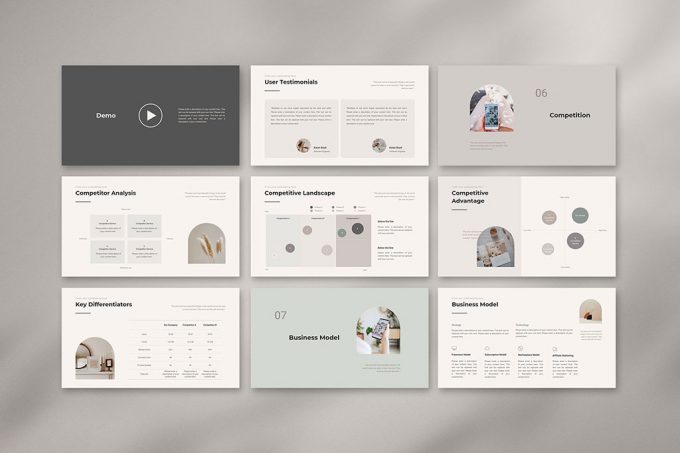 Canva Pitch Deck Presentation Template