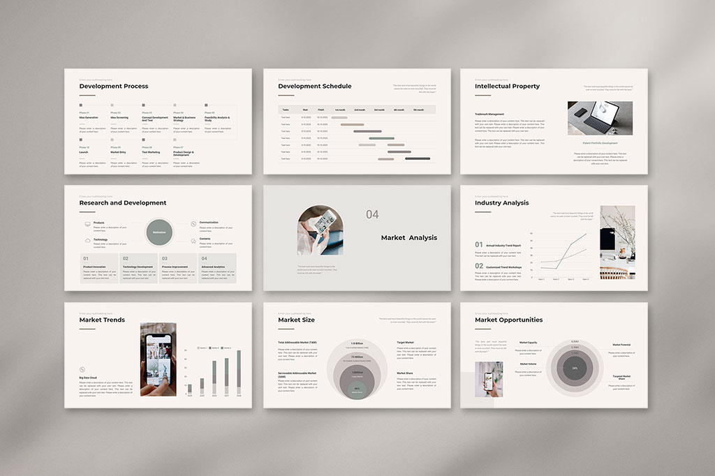 Canva Business Plan Presentation Template Preview 04