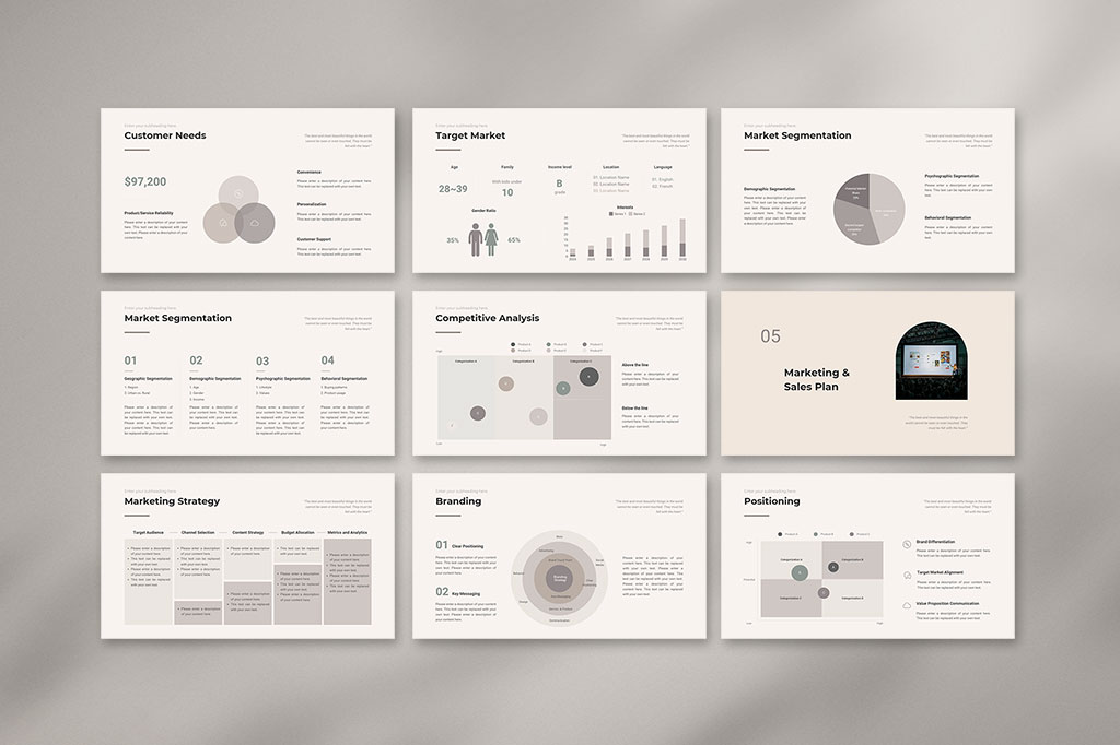 Canva Business Plan Presentation Template Preview 05