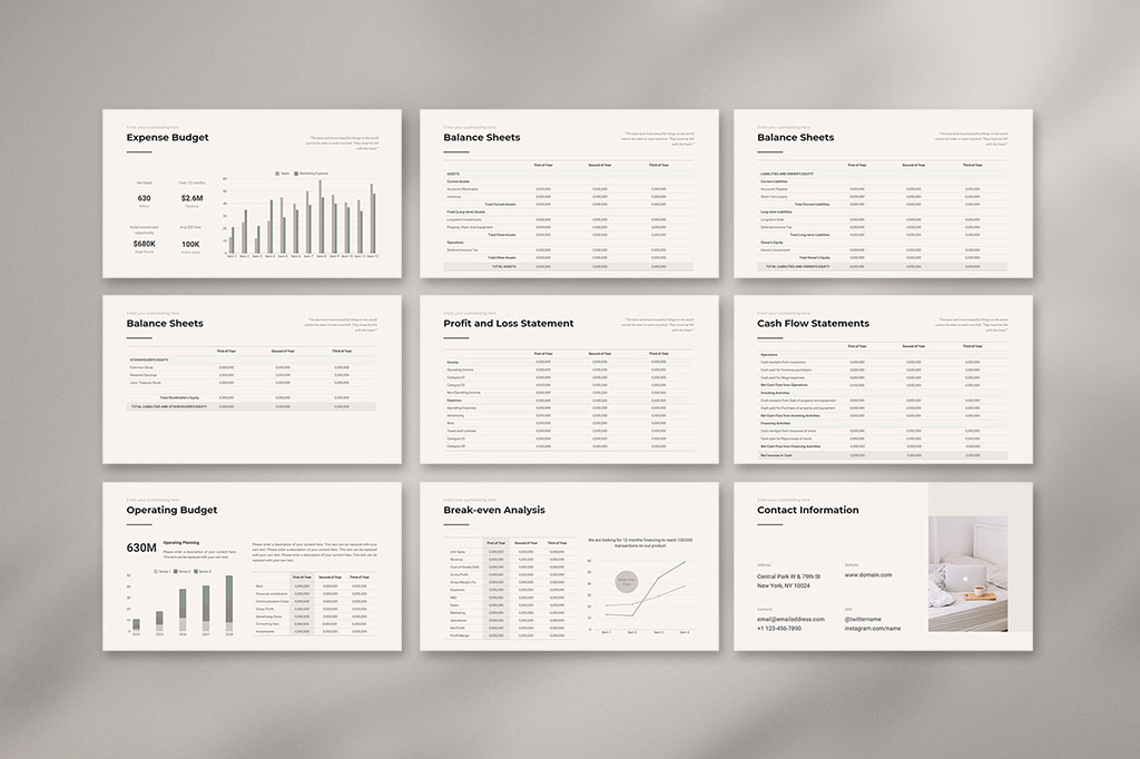Canva Business Plan Presentation Template Preview 09