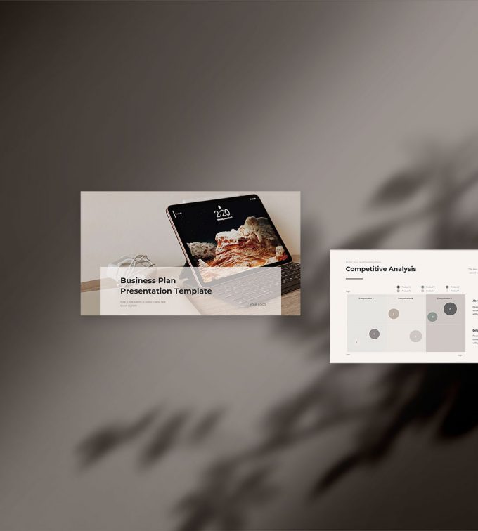 Canva Business Plan Presentation Template Preview 2