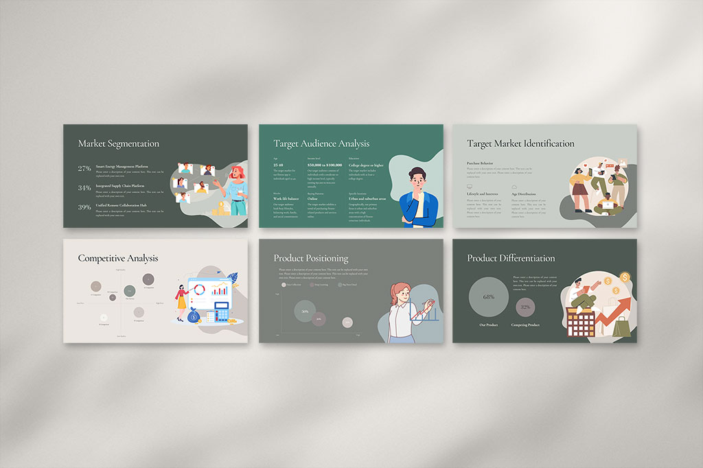 Canva Marketing Strategy Presentation Template Preview 02